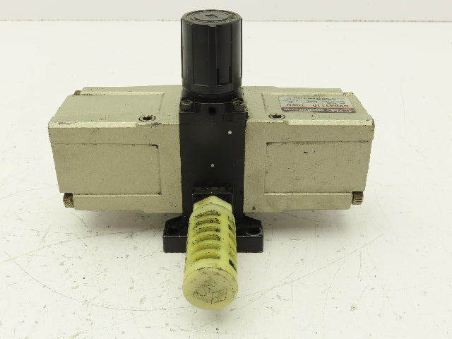 SMC NVBA1110-T02N Pneumatic Booster Regulator Air Valve 1/4" NPT 14-140 PSI