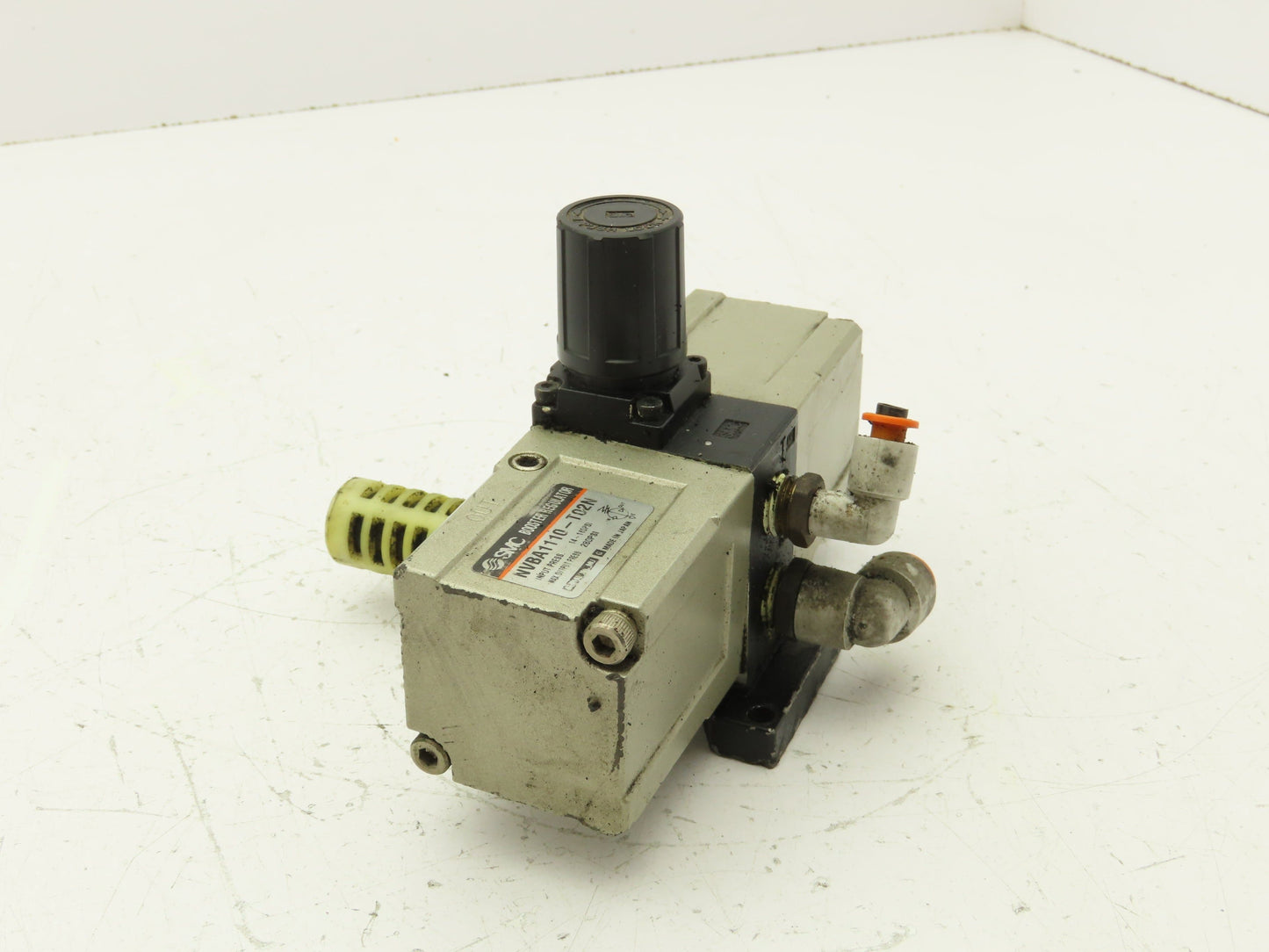 SMC NVBA1110-T02N Pneumatic Booster Regulator Air Valve 1/4" NPT 14-140 PSI