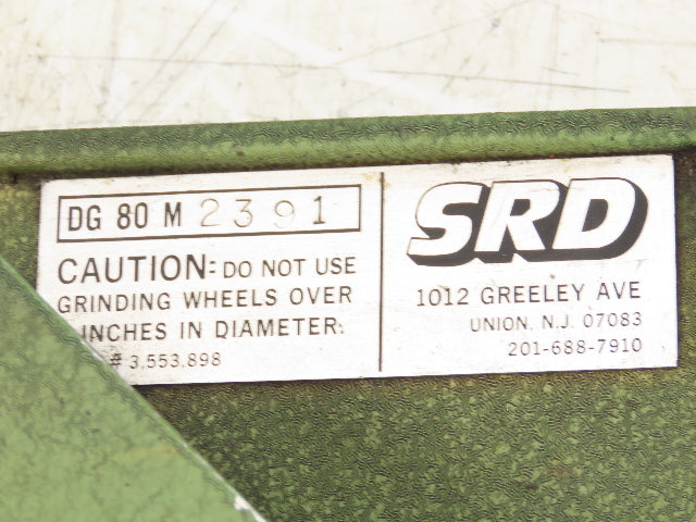 SRD DG80M2391 Service Precision Grinding Drill Bit Sharpener