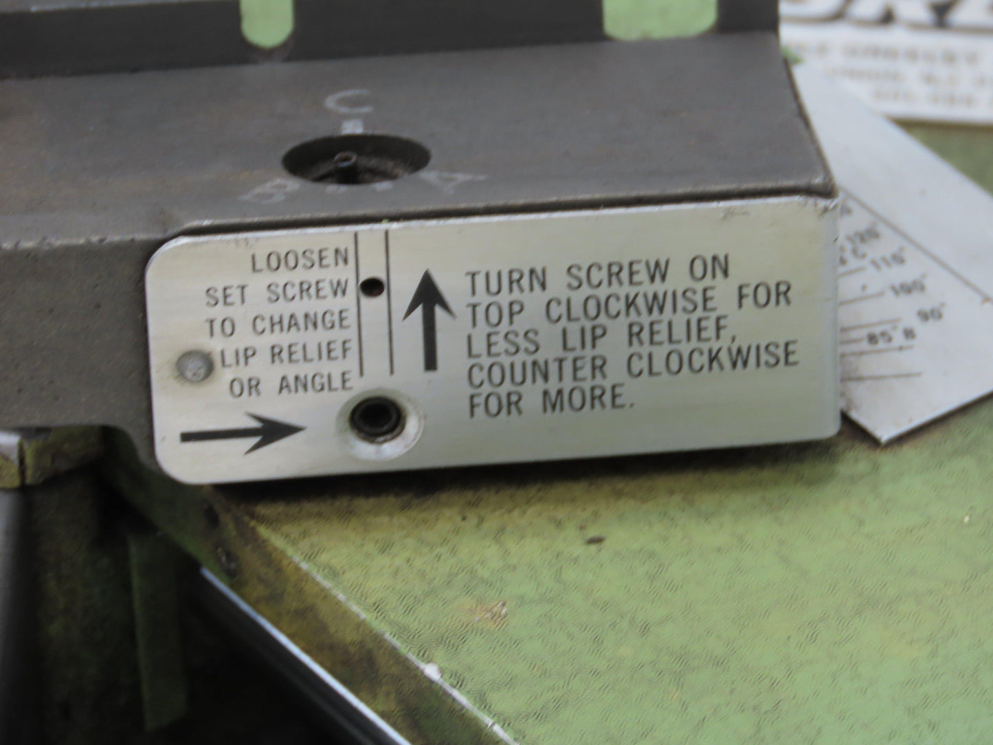 SRD DG80M2391 Service Precision Grinding Drill Bit Sharpener