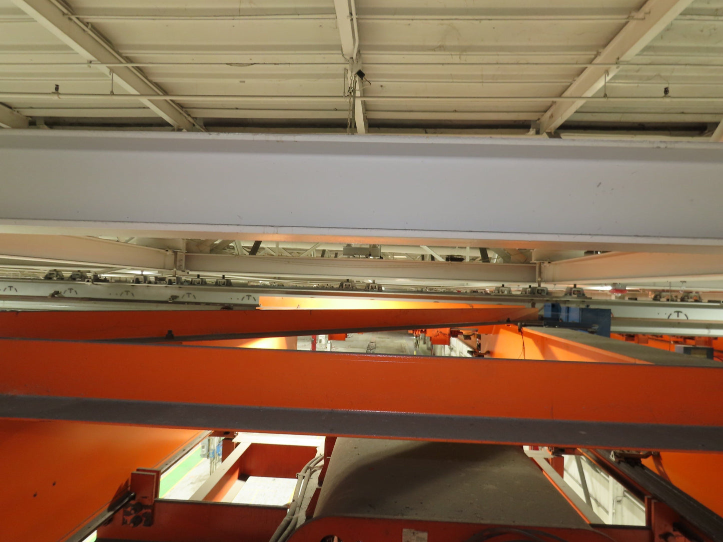 Cleveland Tramrail P&H 10 Ton Double Girder Underhung Bridge Crane 45' 10" Span