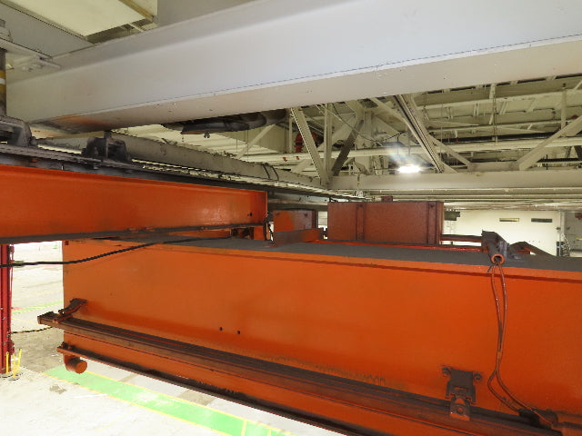 Cleveland Tramrail P&H 3 Ton Single Girder Underhung Bridge Crane 45' 10" Span