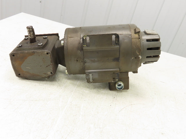 Baldor IDNM3538 Gearmotor .5Hp 230/460V 3PH 60:1 Reducer 29rpm LH 56C