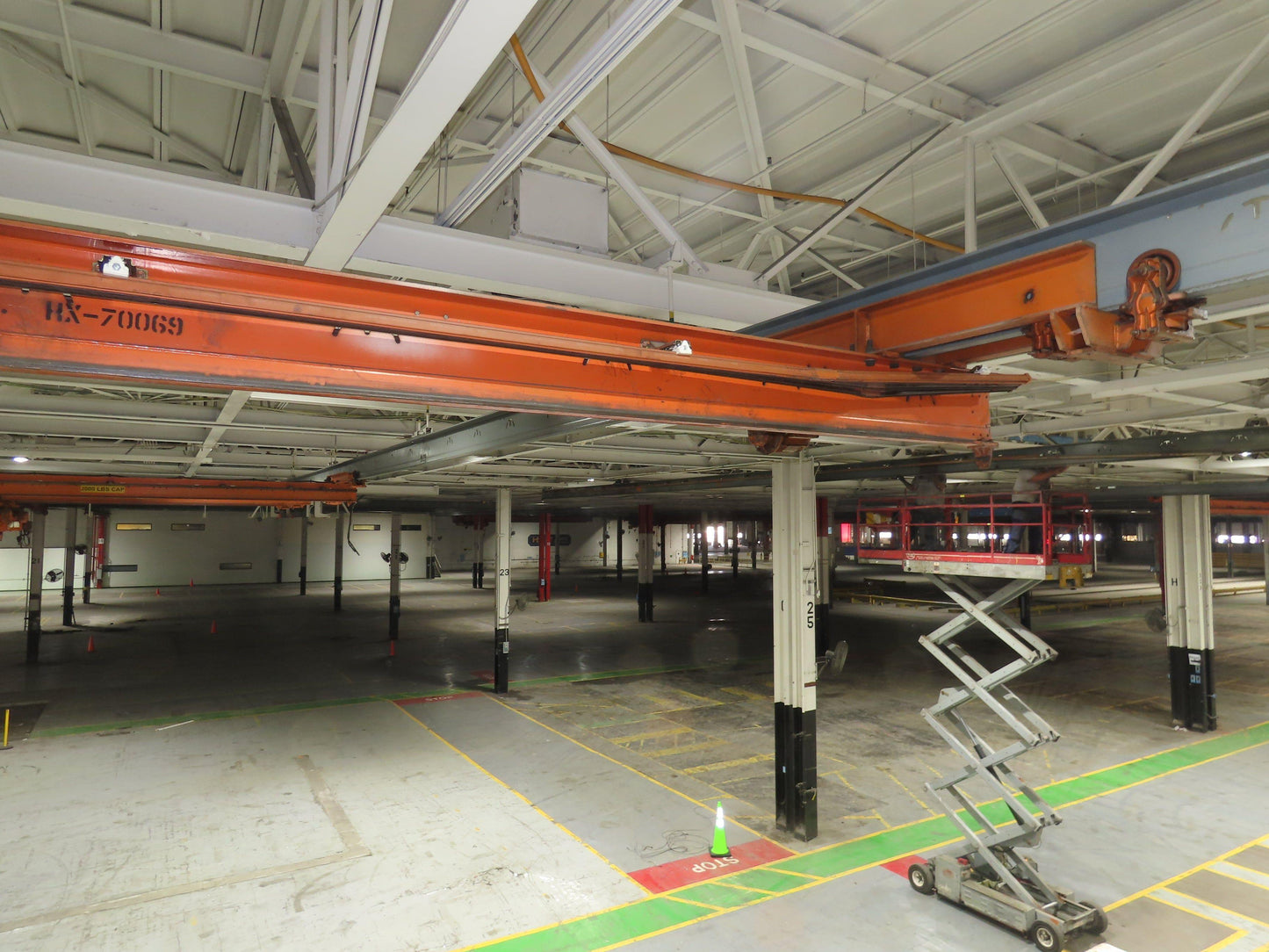Cleveland Tramrail P&H 3 Ton Underhung Bridge Crane 21' Span Magnetek Remote