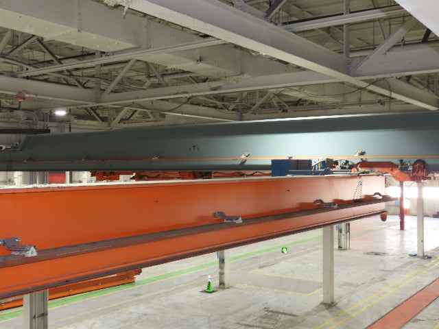 Cleveland Tramrail P&H 2 Ton Single Girder Underhung Bridge Crane 45' 10" Span