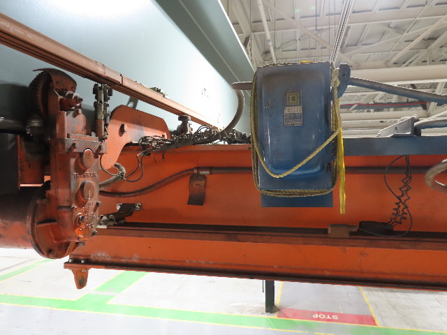 Cleveland Tramrail P&H 2 Ton Single Girder Underhung Bridge Crane 45' 10" Span