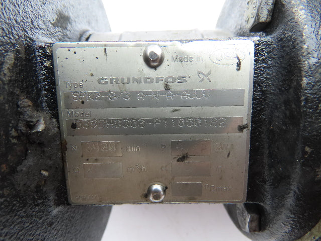 Grundfos SPK2-8/3 A-W-A AUUV Vertical Immersible Coolant Pump 3420RPM .25kW 8GPM