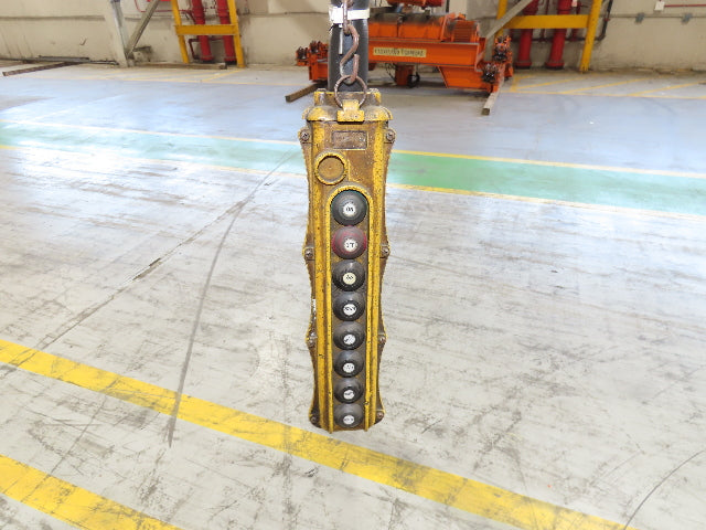 Cleveland Tramrail P&H 3 Ton Single Girder Underhung Bridge Crane 44' 6" Span