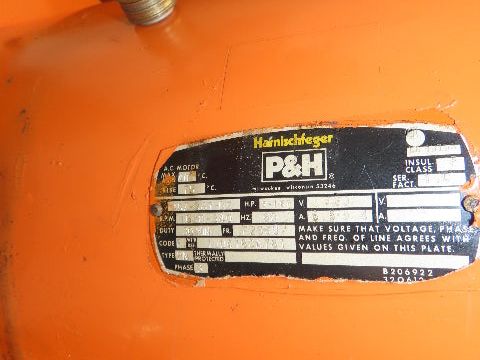 Cleveland Tramrail P&H 3 Ton Single Girder Underhung Bridge Crane 44' 6" Span