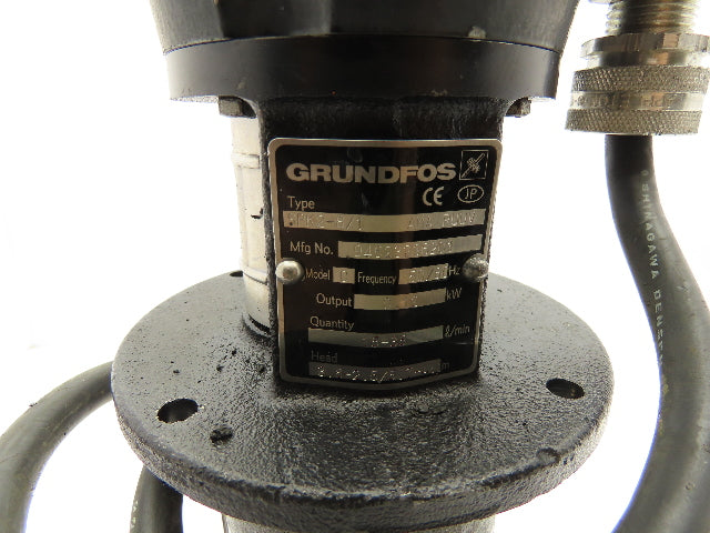 Grundfos 7AA63M02K Vertical Immersion Coolant Pump 3440 RPM 230/400V
