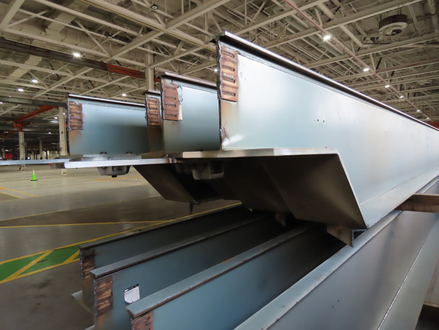 Gorbel Cleveland Tramrail Overhead Crane Runway Beam 36"H 18"W 3.25" Rail 50'L