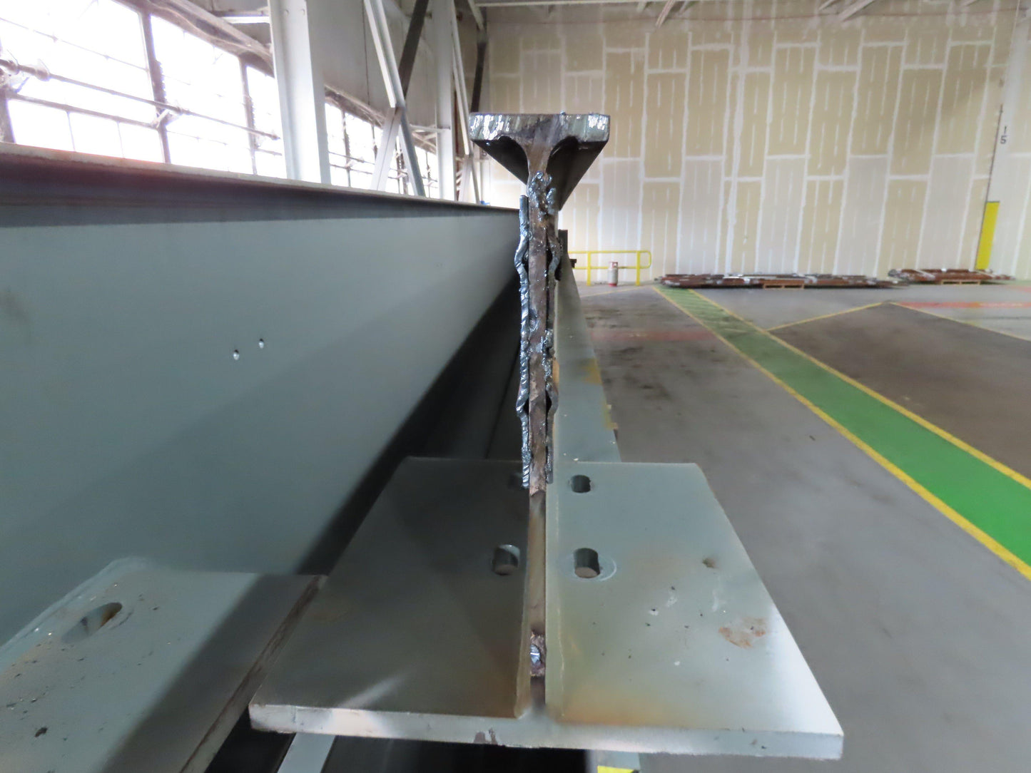 Gorbel Cleveland Tramrail Overhead Crane Runway Beam 36"H 18"W 3.25" Rail 50'L
