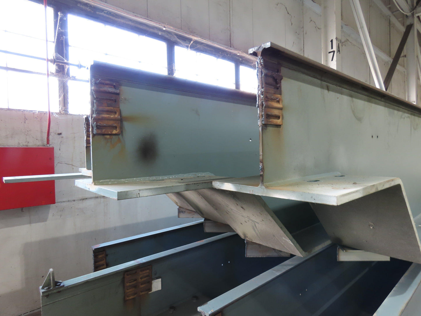 Gorbel Cleveland Tramrail Overhead Crane Runway Beam 36"H 18"W 3.25" Rail 50'L