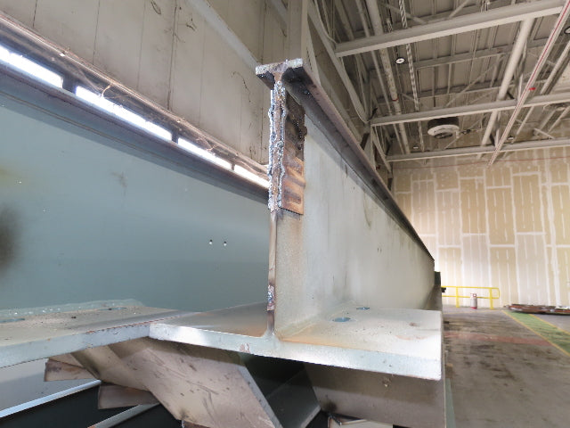 Gorbel Cleveland Tramrail Overhead Crane Runway Beam 36"H 18"W 3.25" Rail 50'L