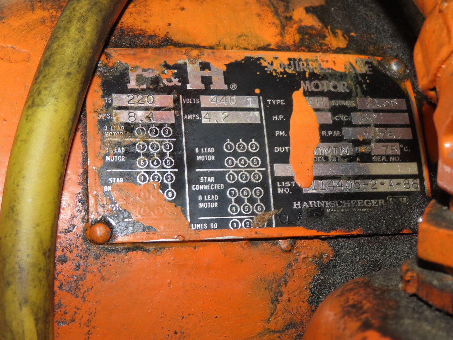 Cleveland Tramrail P&H 2 Ton Single Girder Underhung Bridge Crane 45' 10" Span