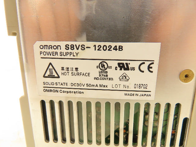 Omron S8VS-12024B PLC Switching Mode Power Supply In 100-240VAC Out 24VDC