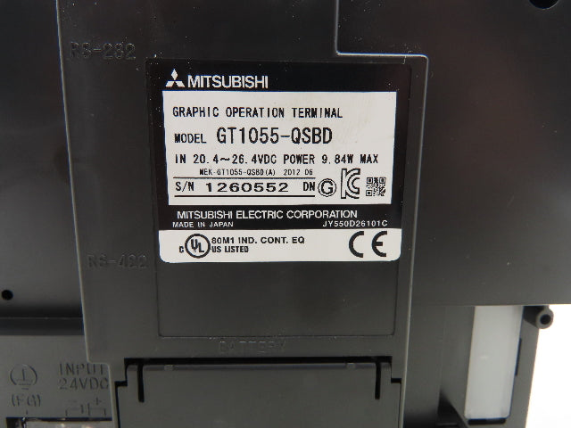 Mitsubishi Electric GT1055-QSBD HMI Operator Control Panel