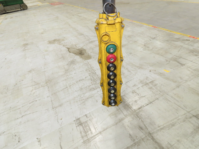 Cleveland Tramrail P&H 2 Ton Single Girder Underhung Bridge Crane 45' 10" Span