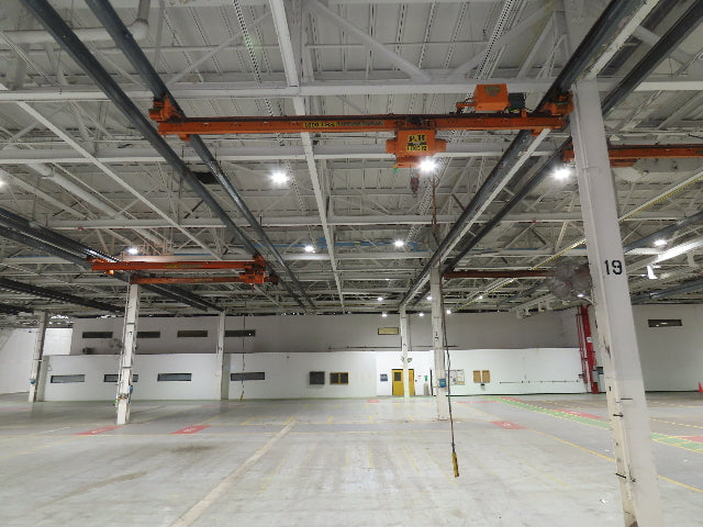 Cleveland Tramrail P&H 1/2 Ton Single Girder Underhung Bridge Crane 21' 8" Span