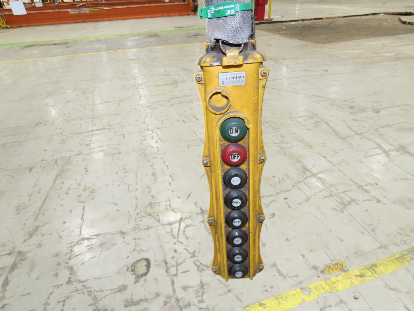 Cleveland Tramrail P&H 1 Ton Single Girder Underhung Bridge Crane 31' 4" Span