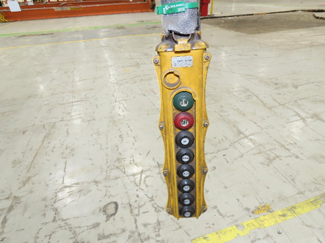 Cleveland Tramrail P&H 1 Ton Single Girder Underhung Bridge Crane 31' 4" Span