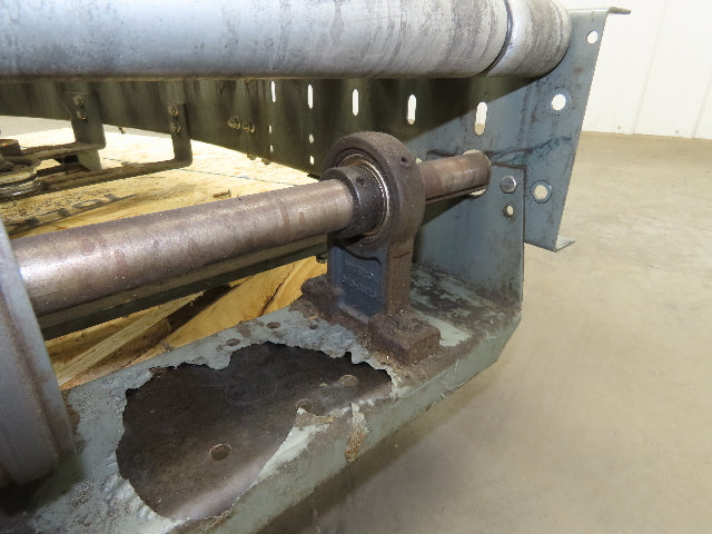 Hytrol 18" x 68" V-Belt Live Roller 45° Curve Conveyor 15" BF 18" Section