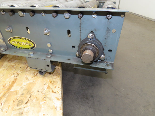 Hytrol 18" x 68" V-Belt Live Roller 45° Curve Conveyor 15" BF 18" Section