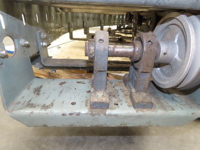 Hytrol 18" x 68" V-Belt Live Roller 45° Curve Conveyor 15" BF 18" Section