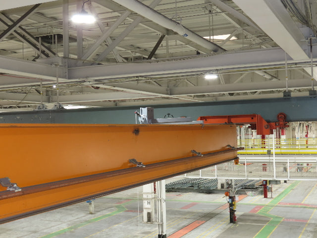 Cleveland Tramrail P&H 4 Ton Single Girder Underhung Bridge Crane 45' 10" Span