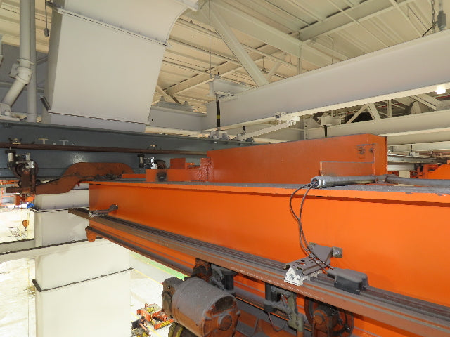 Cleveland Tramrail P&H 1/2 Ton Single Girder Underhung Bridge Crane 45' 10" Span