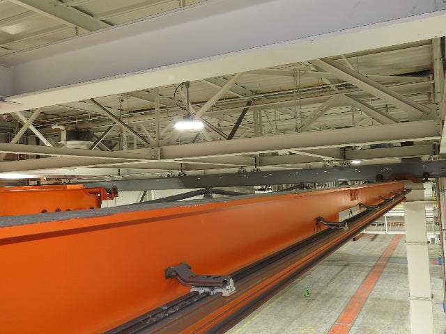 Cleveland Tramrail P&H 1/2 Ton Single Girder Underhung Bridge Crane 45' 10" Span