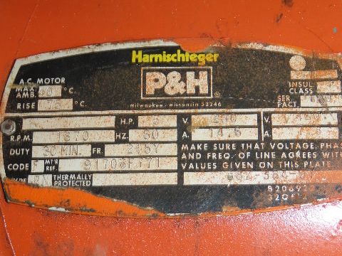 Cleveland Tramrail P&H 3 Ton Single Girder Underhung Bridge Crane 45' 10" Span
