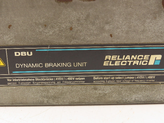Reliance Electric 837.02.01A DBU-50 Dynamic Braking Unit 415/480V