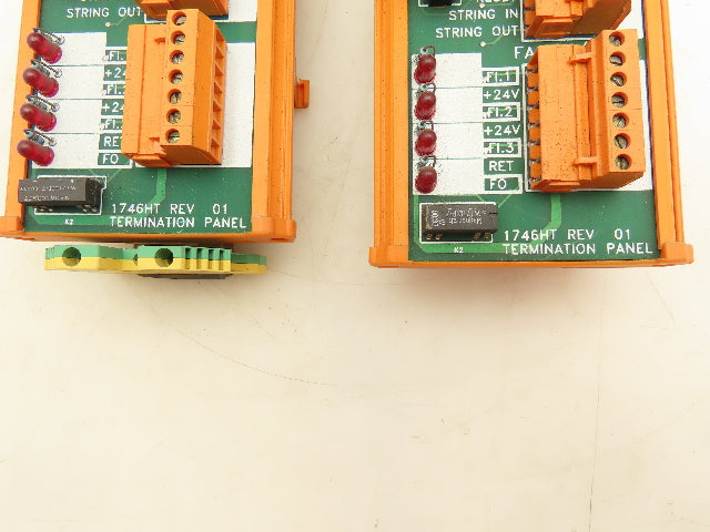 Allen Bradley 1746HT PLC Termination Panel DIN Rail Mount Lot of 2
