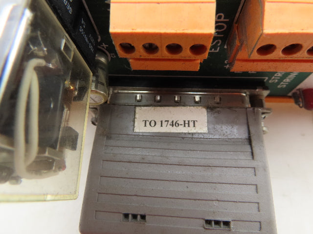 Allen Bradley 1746HT PLC Termination Panel DIN Rail Mount Lot of 2