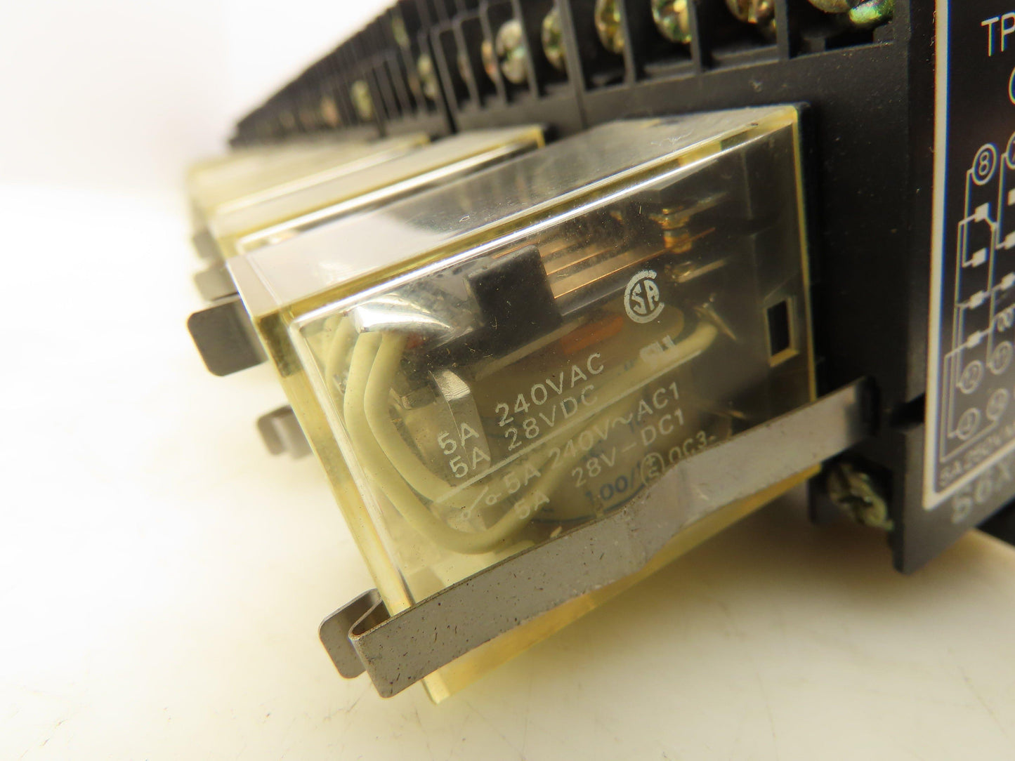 Omron MY4N Socket Relay TP514X2 5A 110V w/Base Lot of 17