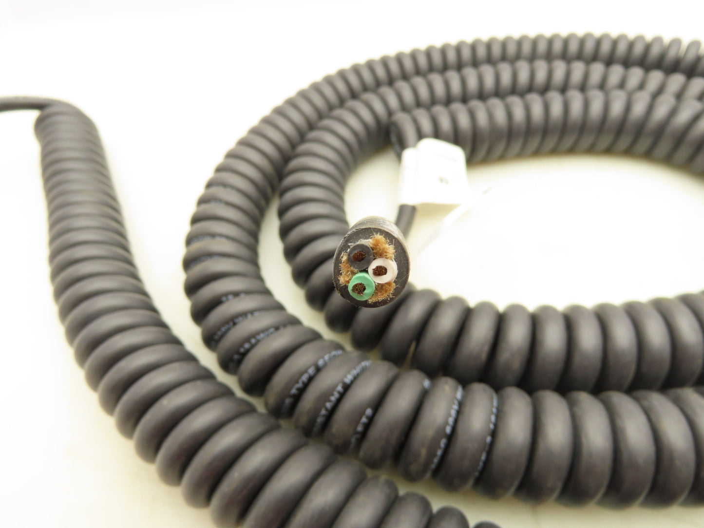 Whitney Blake 4-9123-88-96W Retractile Cord Cable SEOW 3 Wire 18Awg Coiled 8'