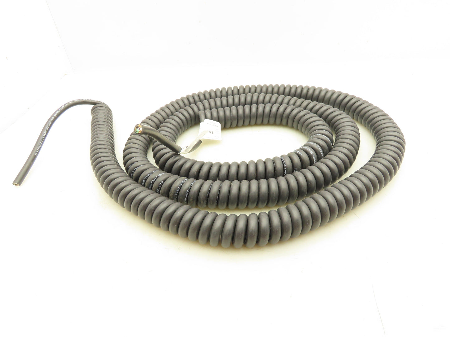 Whitney Blake 4-9123-88-96W Retractile Cord Cable SEOW 3 Wire 18Awg Coiled 8'