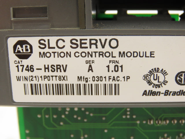 Allen Bradley 1746-HSRV PLC Servo Control Module