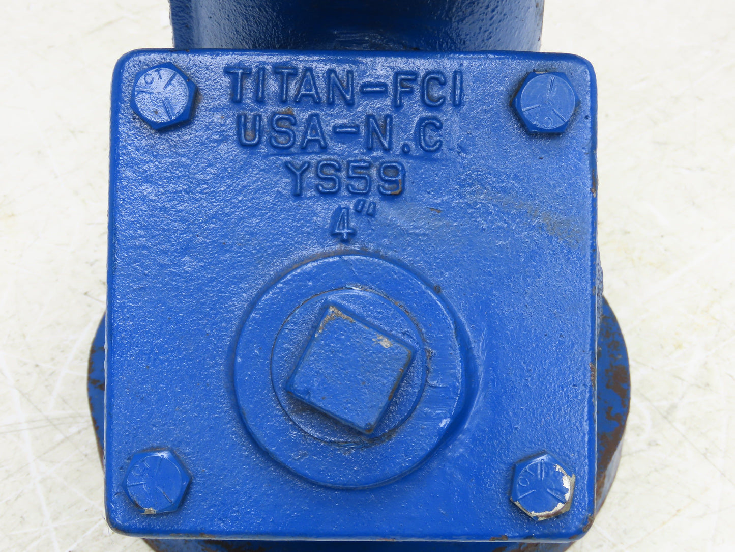 Titan FCI YS59 Cast Iron Wye Strainer 4" Y Class 250 SWP