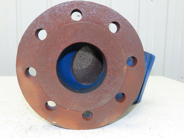 Titan FCI YS59 Cast Iron Wye Strainer 4" Y Class 250 SWP