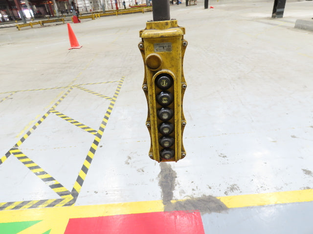Cleveland Tramrail P&H 1 Ton Single Girder Underhung Bridge Crane 45' 10" Span