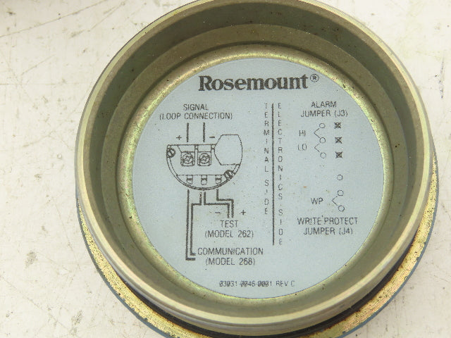 Rosemount 3051 Pressure Sensor Transmitter 0-1000" H20 3626PSI