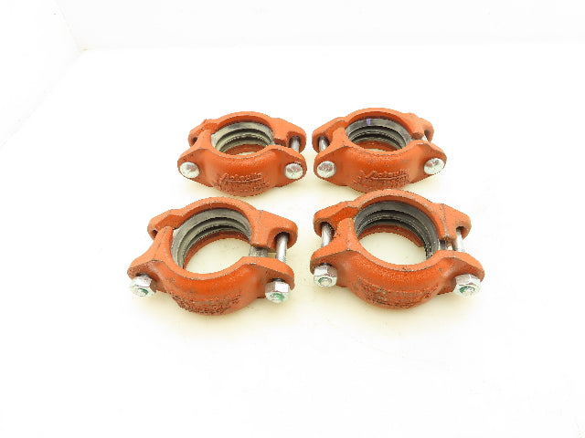 Victaulic FireLock EZ 2" Grooved Rigid Coupling 2/60.3-009N Lot Of 4