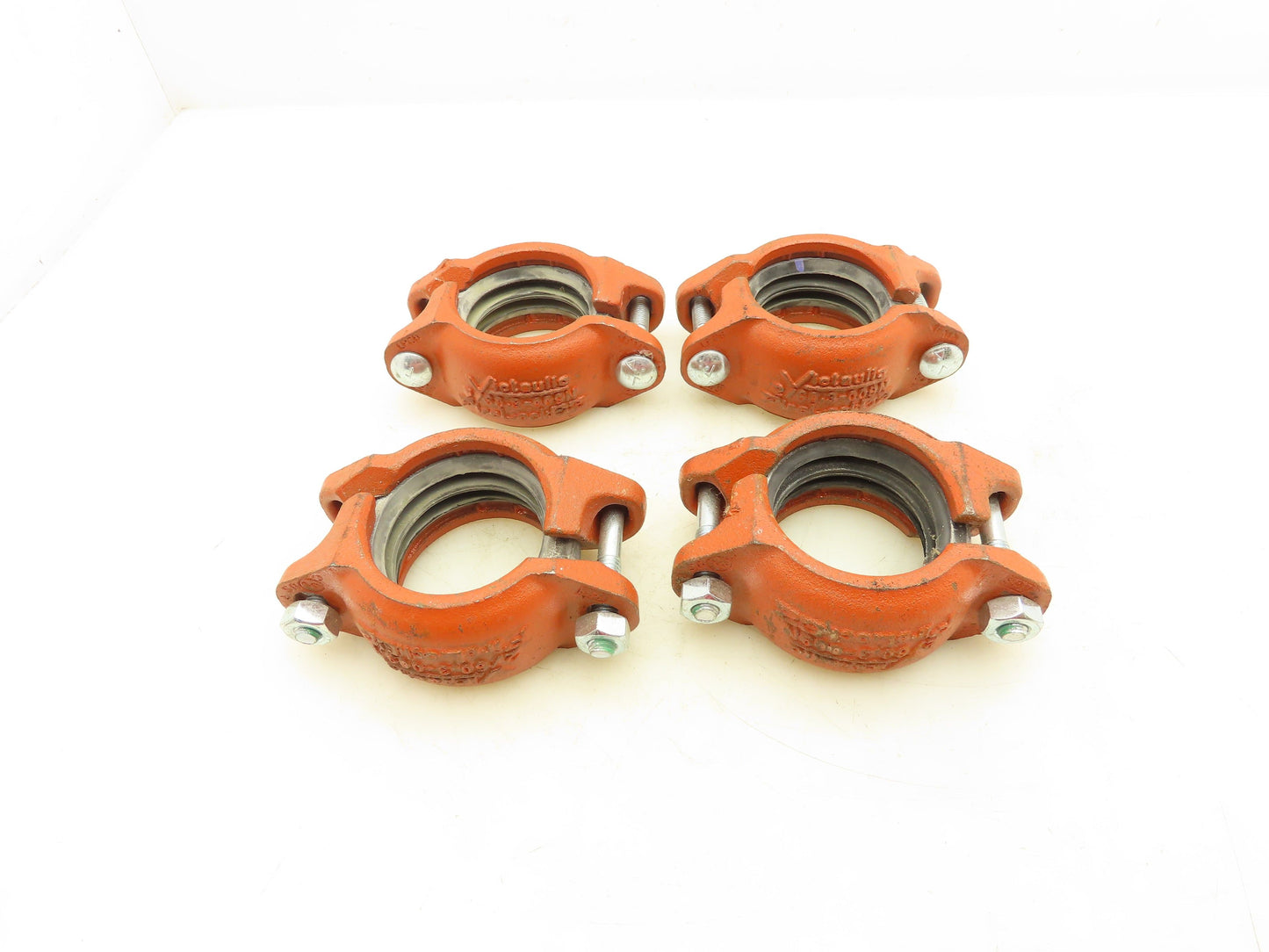 Victaulic FireLock EZ 2" Grooved Rigid Coupling 2/60.3-009N Lot Of 4