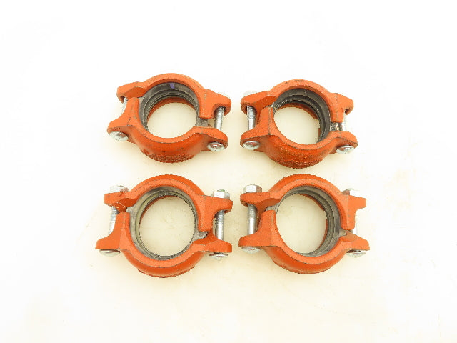 Victaulic FireLock EZ 2" Grooved Rigid Coupling 2/60.3-009N Lot Of 4