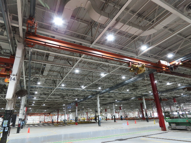 Cleveland Tramrail 3 Ton Underhung Bridge Crane 45' 10" Span Acco Wright Hoist
