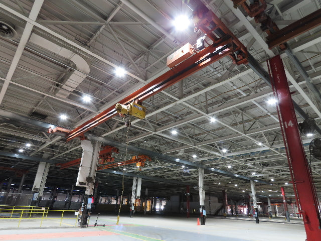 Cleveland Tramrail 3 Ton Underhung Bridge Crane 45' 10" Span Acco Wright Hoist