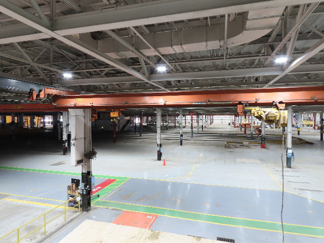 Cleveland Tramrail 3 Ton Underhung Bridge Crane 45' 10" Span Acco Wright Hoist