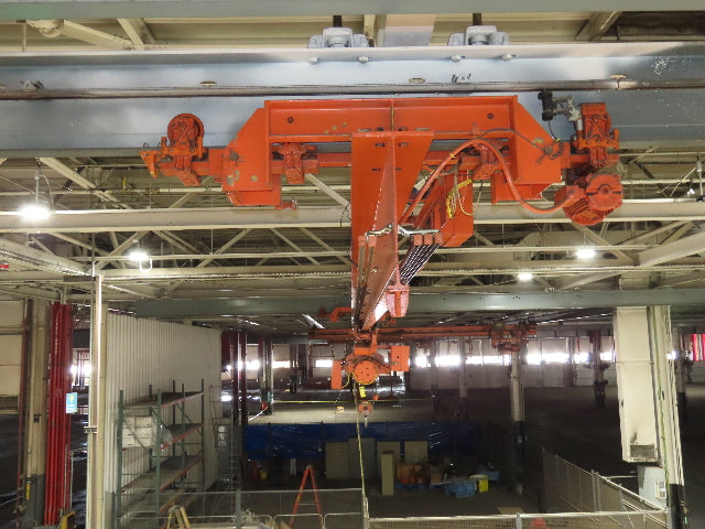 Cleveland Tramrail P&H 4 Ton Single Girder Underhung Bridge Crane 45' 10" Span